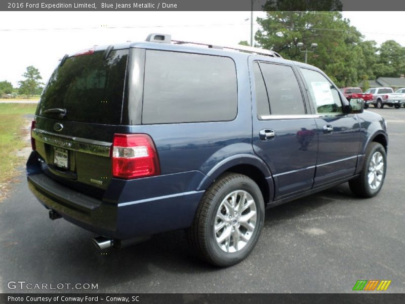 Blue Jeans Metallic / Dune 2016 Ford Expedition Limited