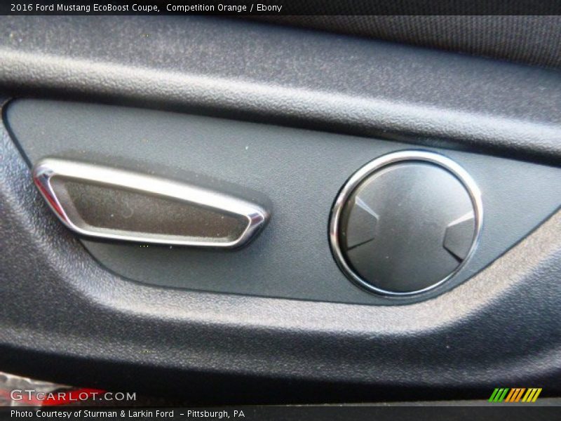 Competition Orange / Ebony 2016 Ford Mustang EcoBoost Coupe