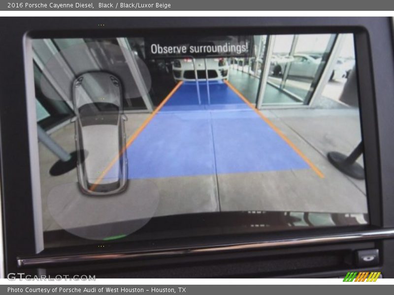 Black / Black/Luxor Beige 2016 Porsche Cayenne Diesel