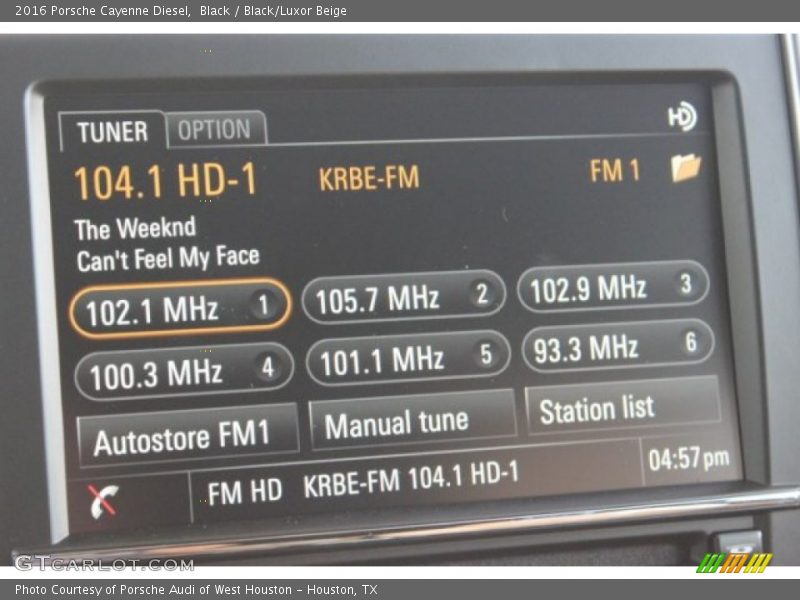 Black / Black/Luxor Beige 2016 Porsche Cayenne Diesel