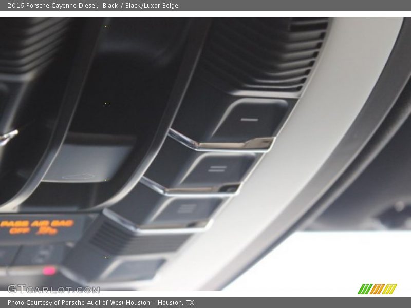 Black / Black/Luxor Beige 2016 Porsche Cayenne Diesel