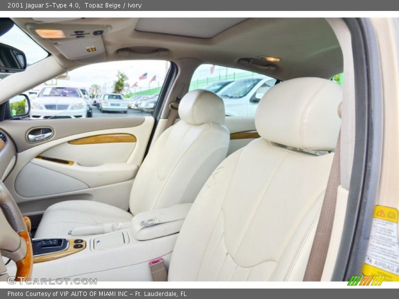 Topaz Beige / Ivory 2001 Jaguar S-Type 4.0