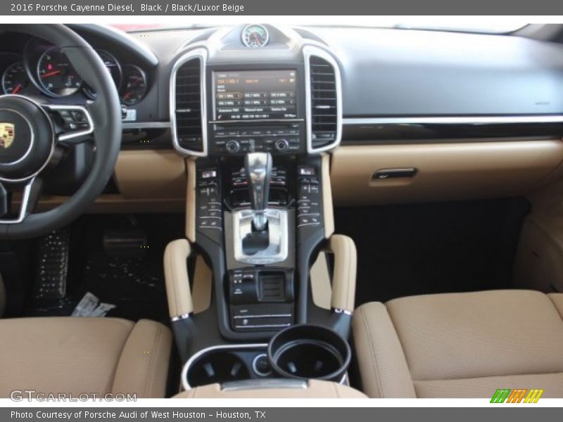 Black / Black/Luxor Beige 2016 Porsche Cayenne Diesel