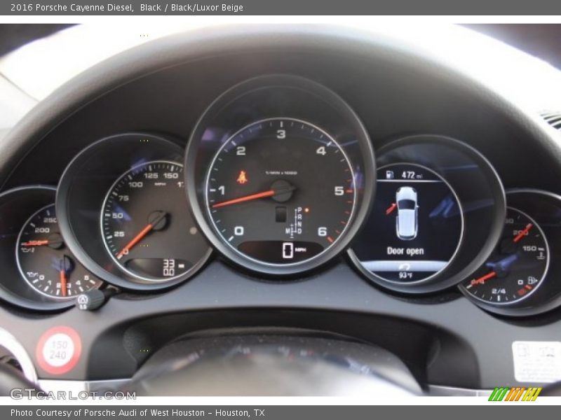  2016 Cayenne Diesel Diesel Gauges
