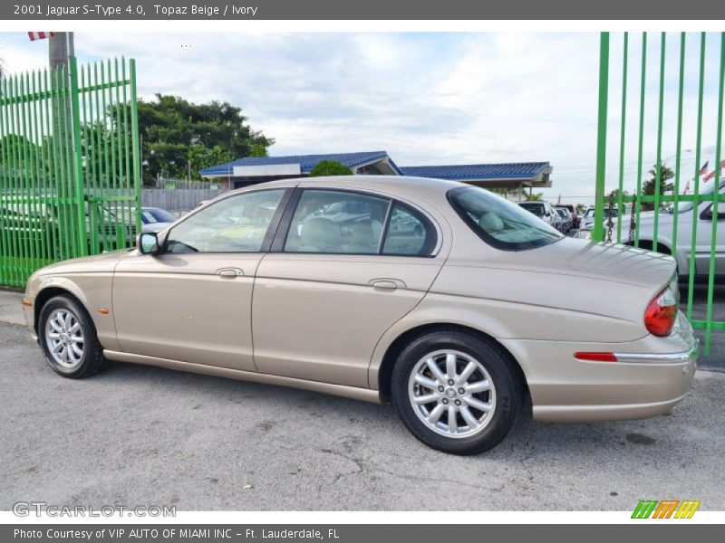 Topaz Beige / Ivory 2001 Jaguar S-Type 4.0