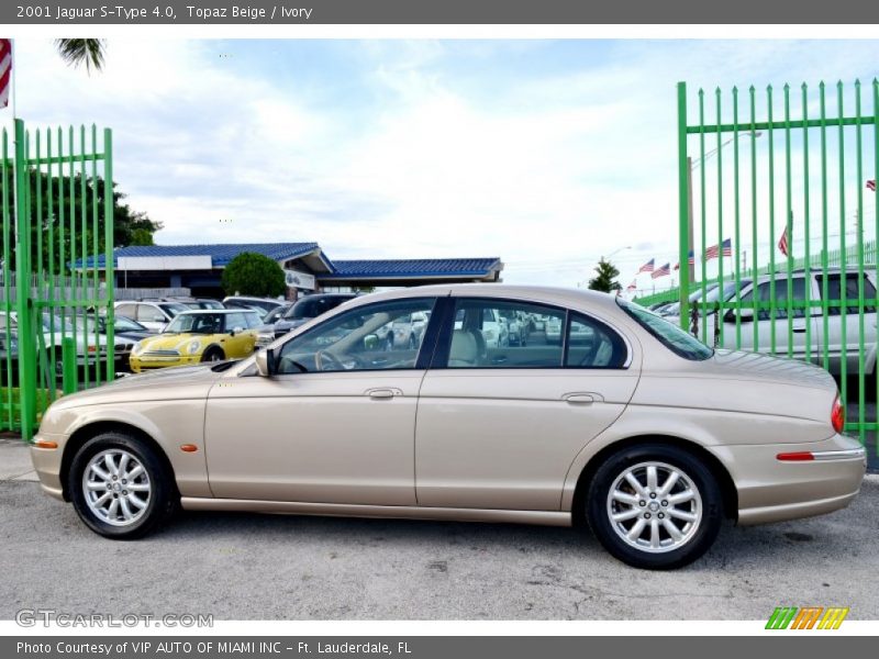 Topaz Beige / Ivory 2001 Jaguar S-Type 4.0