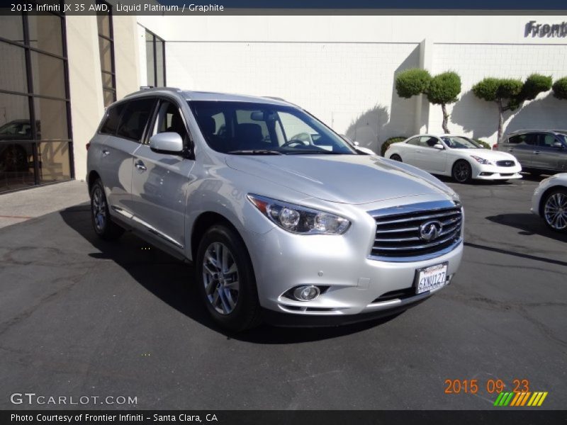 Liquid Platinum / Graphite 2013 Infiniti JX 35 AWD