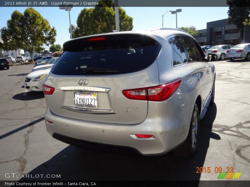 Liquid Platinum / Graphite 2013 Infiniti JX 35 AWD