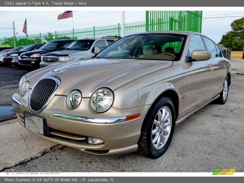 Topaz Beige / Ivory 2001 Jaguar S-Type 4.0