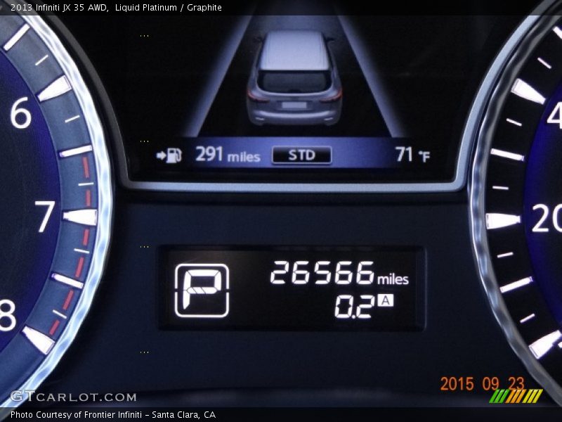 Liquid Platinum / Graphite 2013 Infiniti JX 35 AWD