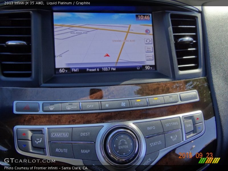 Liquid Platinum / Graphite 2013 Infiniti JX 35 AWD