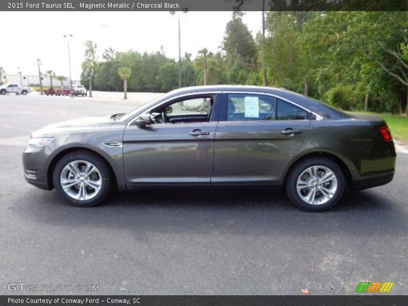 Magnetic Metallic / Charcoal Black 2015 Ford Taurus SEL