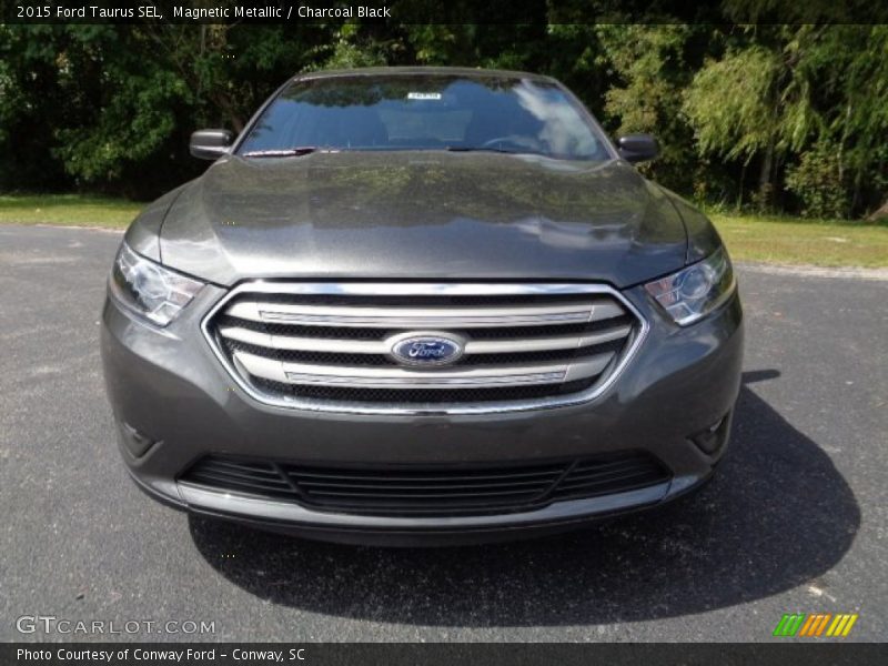 Magnetic Metallic / Charcoal Black 2015 Ford Taurus SEL