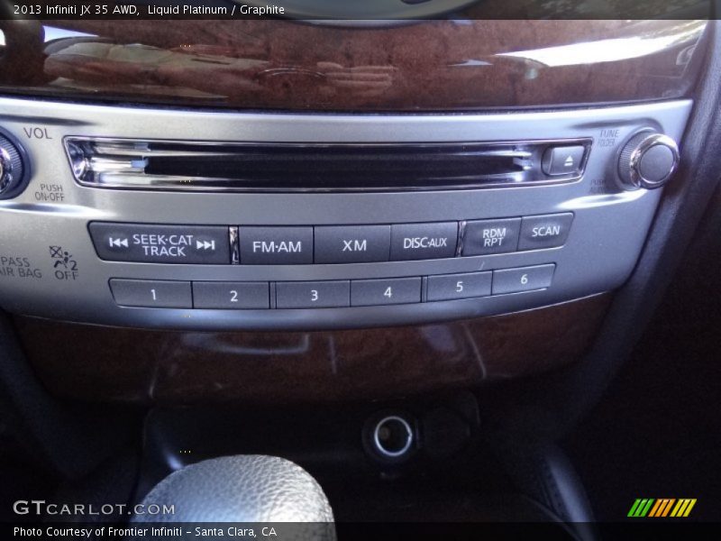 Liquid Platinum / Graphite 2013 Infiniti JX 35 AWD
