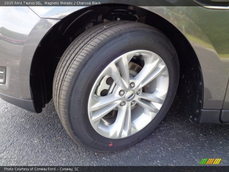 Magnetic Metallic / Charcoal Black 2015 Ford Taurus SEL