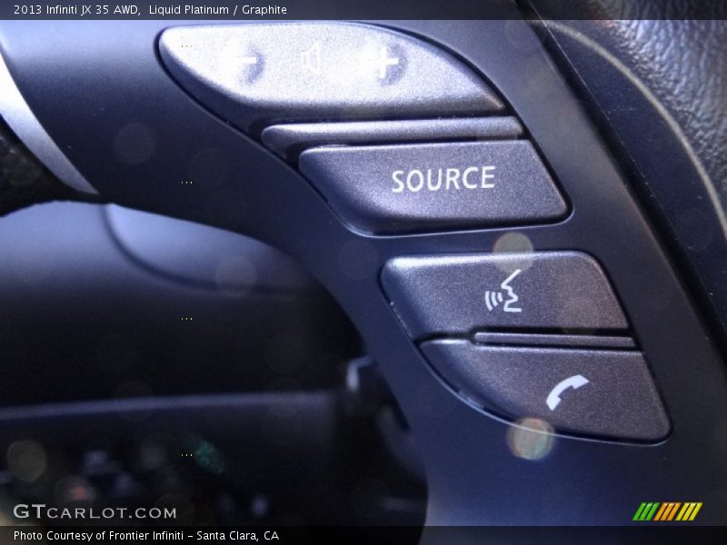 Liquid Platinum / Graphite 2013 Infiniti JX 35 AWD