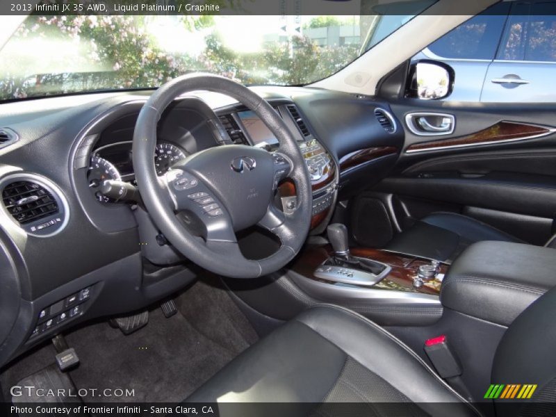 Liquid Platinum / Graphite 2013 Infiniti JX 35 AWD