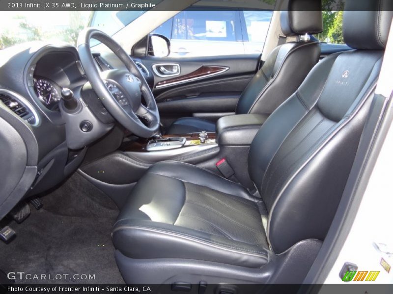 Liquid Platinum / Graphite 2013 Infiniti JX 35 AWD