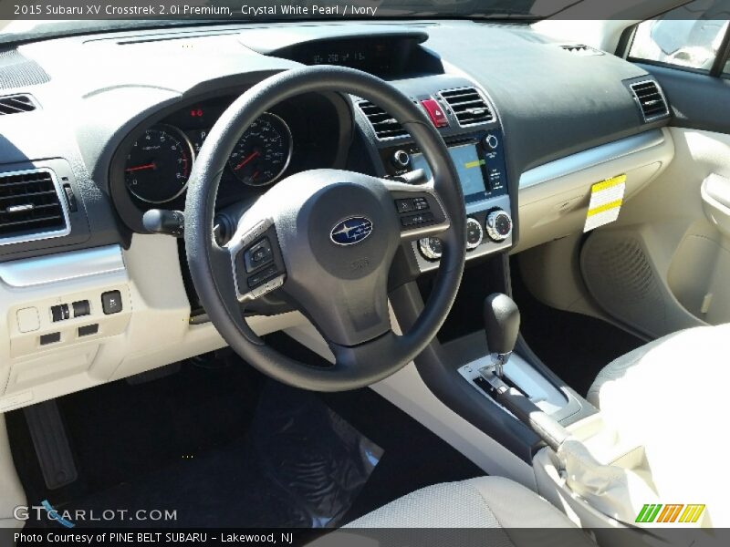 Crystal White Pearl / Ivory 2015 Subaru XV Crosstrek 2.0i Premium