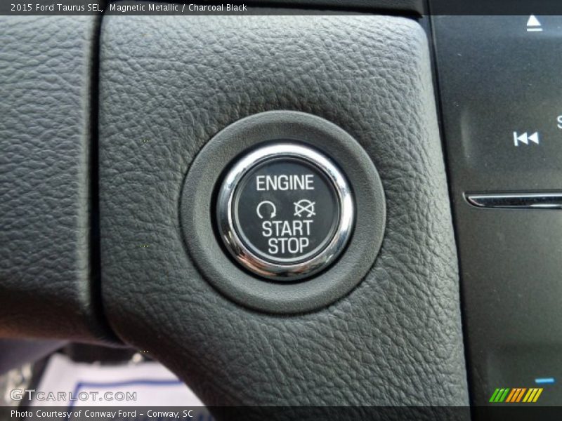 Magnetic Metallic / Charcoal Black 2015 Ford Taurus SEL