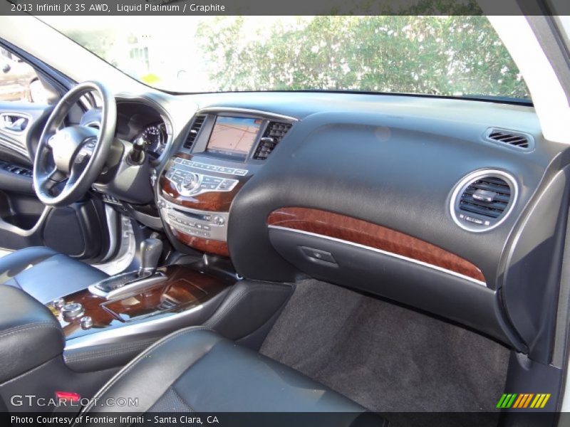Liquid Platinum / Graphite 2013 Infiniti JX 35 AWD