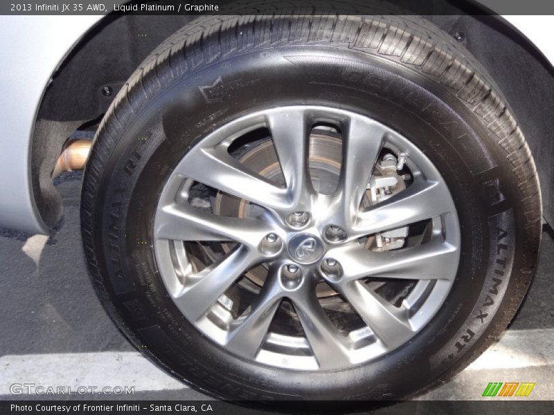 Liquid Platinum / Graphite 2013 Infiniti JX 35 AWD