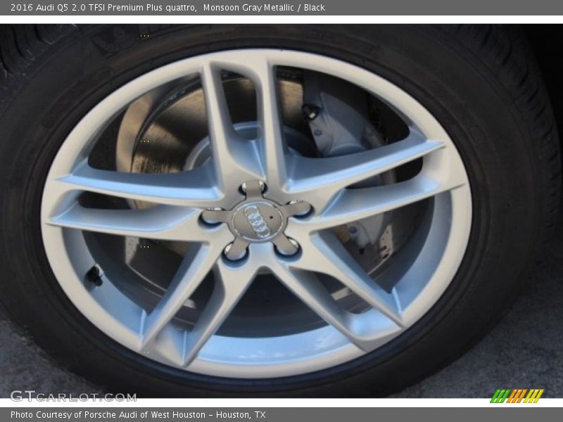 Monsoon Gray Metallic / Black 2016 Audi Q5 2.0 TFSI Premium Plus quattro