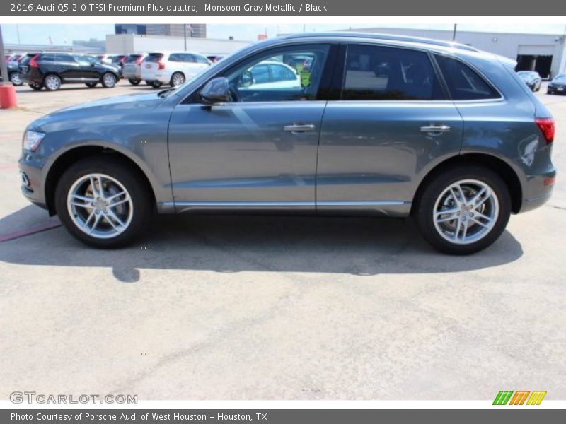 Monsoon Gray Metallic / Black 2016 Audi Q5 2.0 TFSI Premium Plus quattro