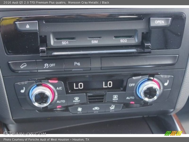 Monsoon Gray Metallic / Black 2016 Audi Q5 2.0 TFSI Premium Plus quattro