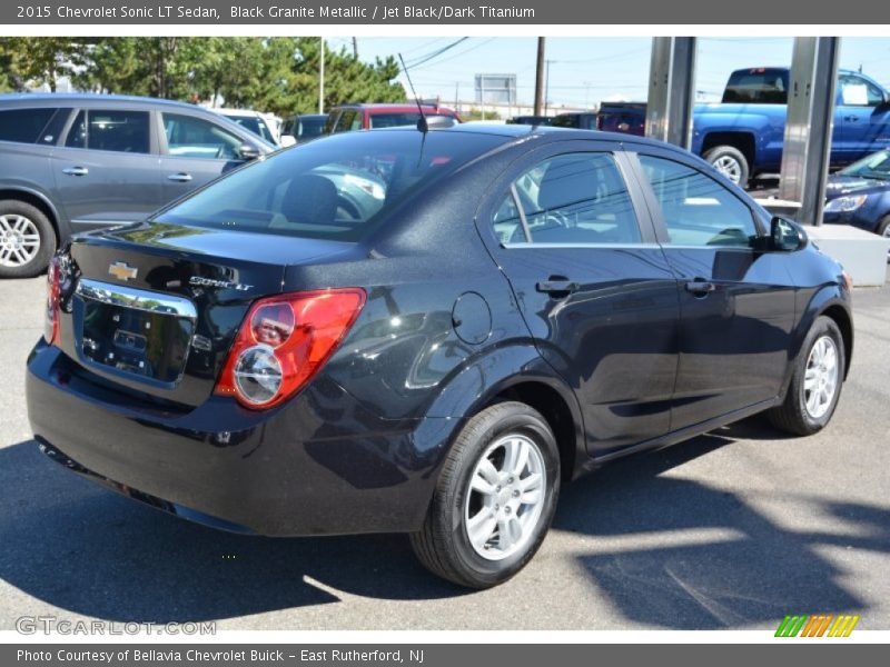 Black Granite Metallic / Jet Black/Dark Titanium 2015 Chevrolet Sonic LT Sedan