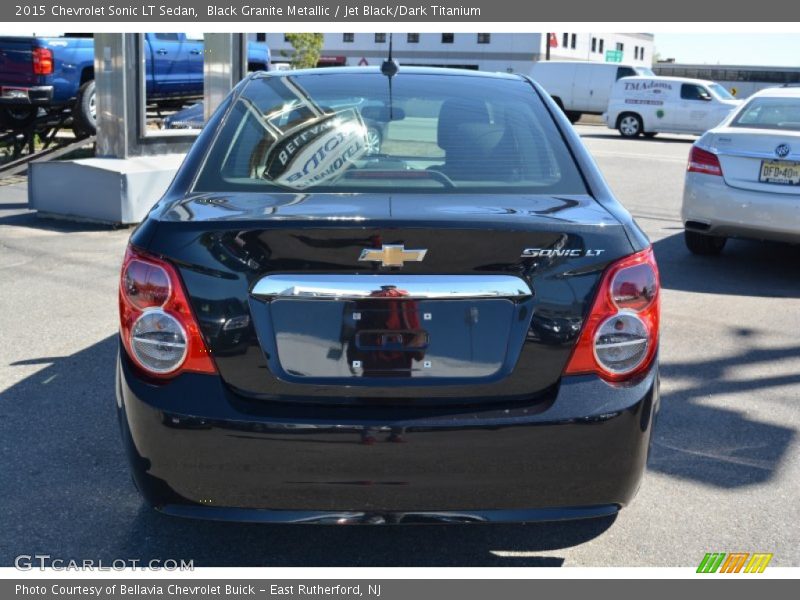 Black Granite Metallic / Jet Black/Dark Titanium 2015 Chevrolet Sonic LT Sedan