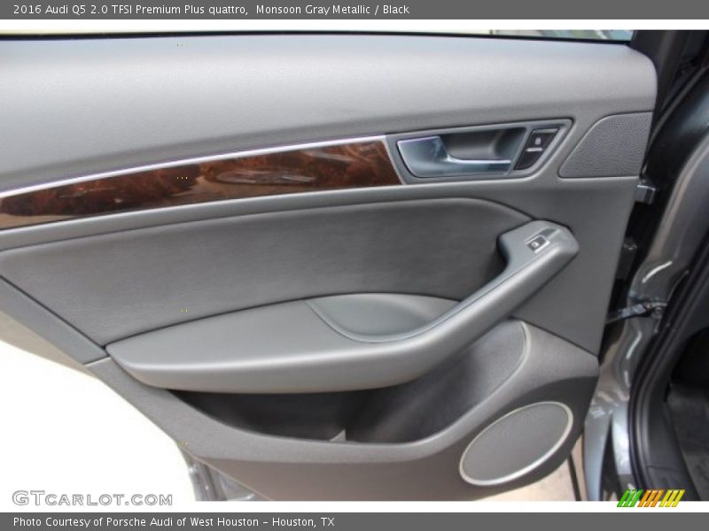 Monsoon Gray Metallic / Black 2016 Audi Q5 2.0 TFSI Premium Plus quattro