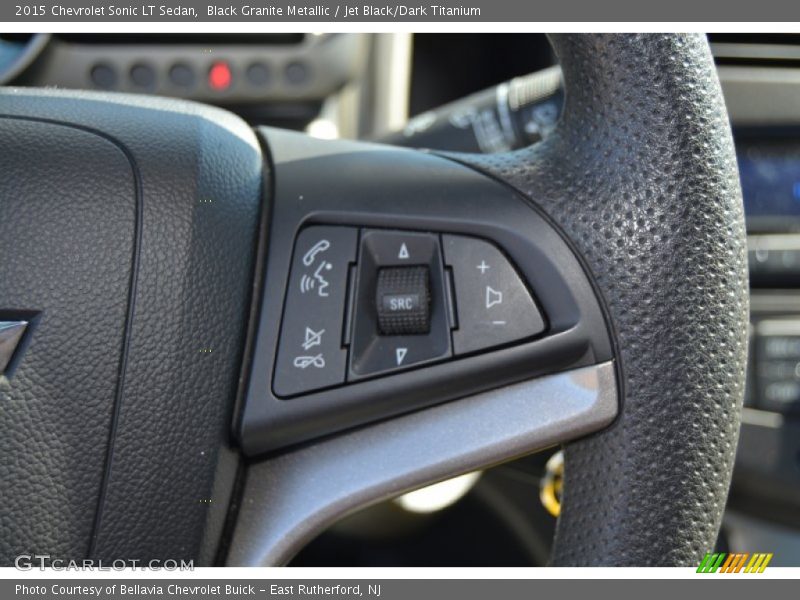Black Granite Metallic / Jet Black/Dark Titanium 2015 Chevrolet Sonic LT Sedan