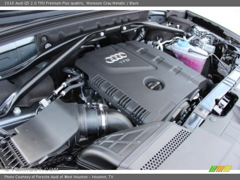 Monsoon Gray Metallic / Black 2016 Audi Q5 2.0 TFSI Premium Plus quattro