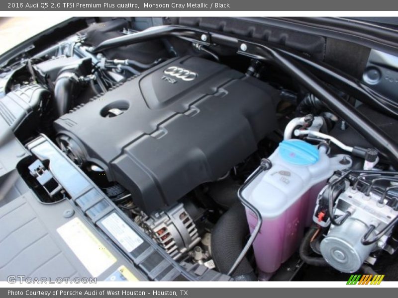 Monsoon Gray Metallic / Black 2016 Audi Q5 2.0 TFSI Premium Plus quattro