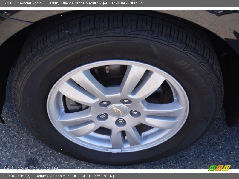 Black Granite Metallic / Jet Black/Dark Titanium 2015 Chevrolet Sonic LT Sedan