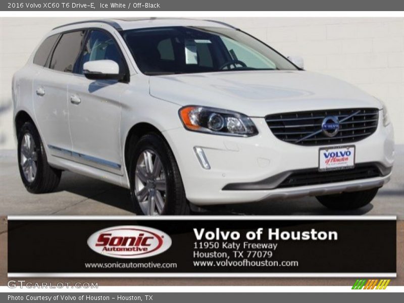 Ice White / Off-Black 2016 Volvo XC60 T6 Drive-E