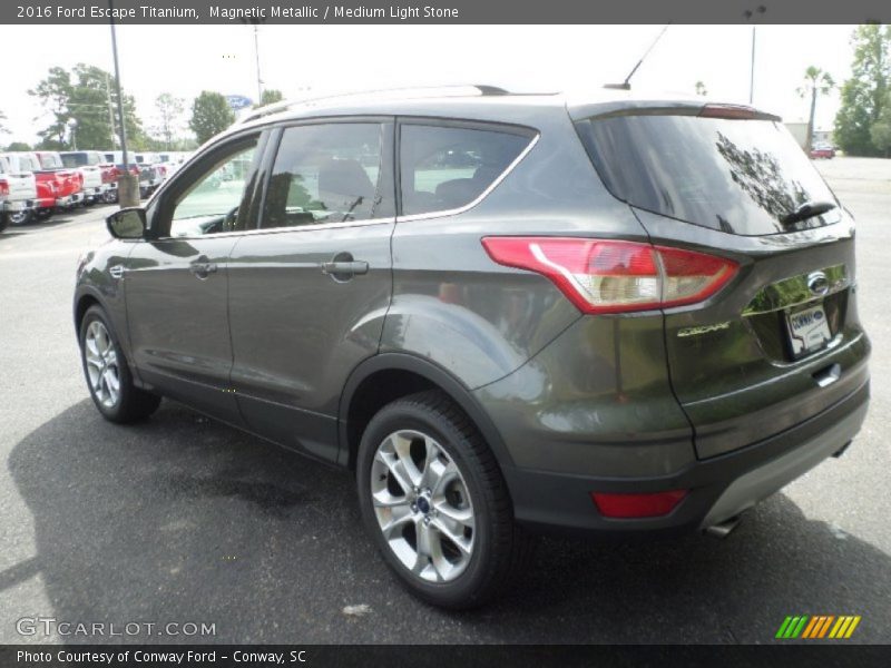 Magnetic Metallic / Medium Light Stone 2016 Ford Escape Titanium