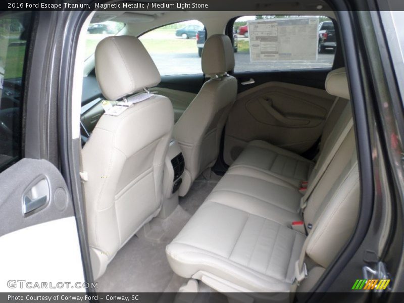 Magnetic Metallic / Medium Light Stone 2016 Ford Escape Titanium