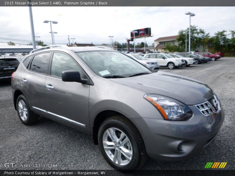 Platinum Graphite / Black 2015 Nissan Rogue Select S AWD
