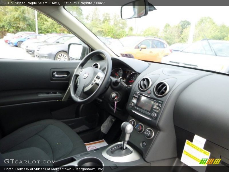 Platinum Graphite / Black 2015 Nissan Rogue Select S AWD