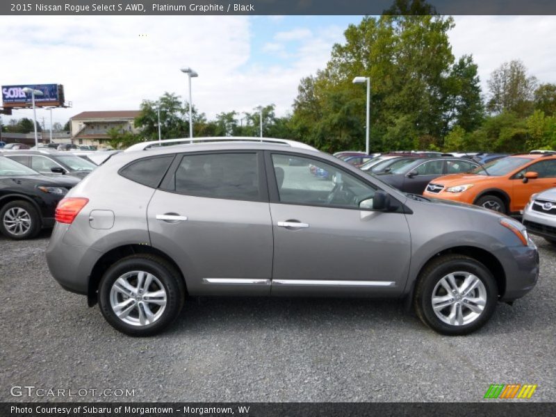 Platinum Graphite / Black 2015 Nissan Rogue Select S AWD