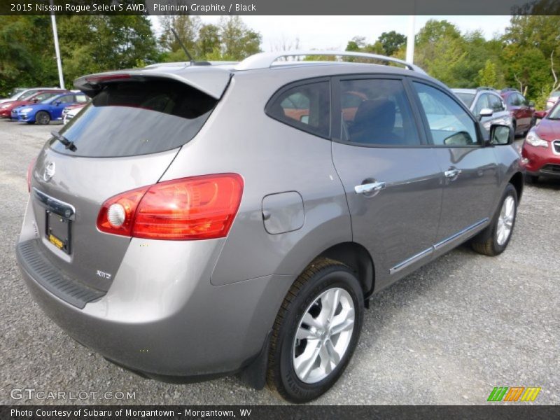 Platinum Graphite / Black 2015 Nissan Rogue Select S AWD