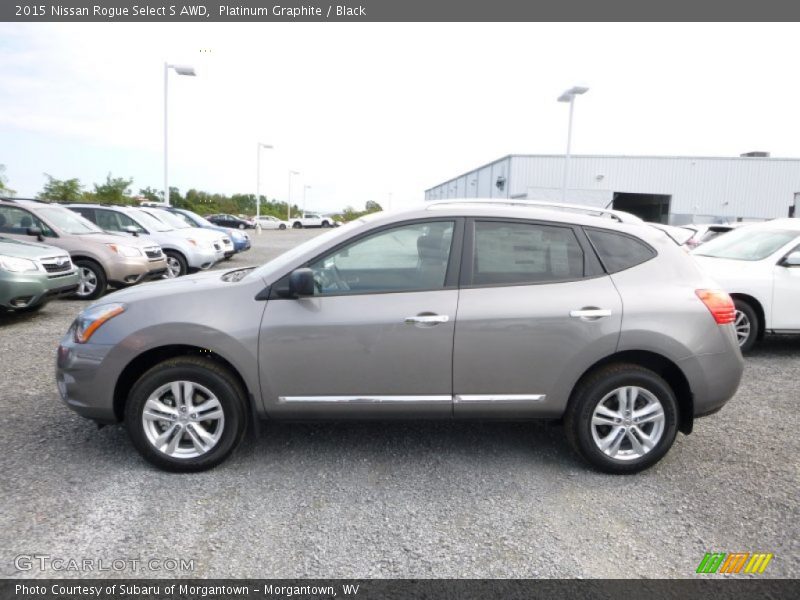 Platinum Graphite / Black 2015 Nissan Rogue Select S AWD