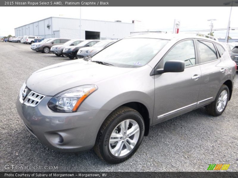 Platinum Graphite / Black 2015 Nissan Rogue Select S AWD