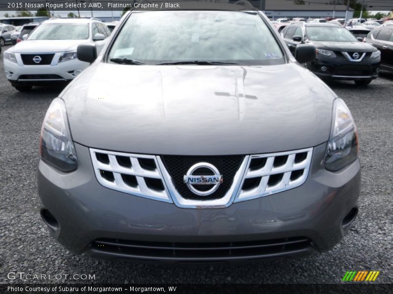 Platinum Graphite / Black 2015 Nissan Rogue Select S AWD