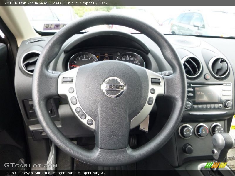Platinum Graphite / Black 2015 Nissan Rogue Select S AWD