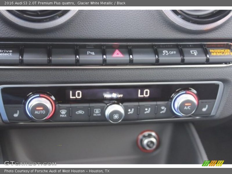 Glacier White Metallic / Black 2016 Audi S3 2.0T Premium Plus quattro