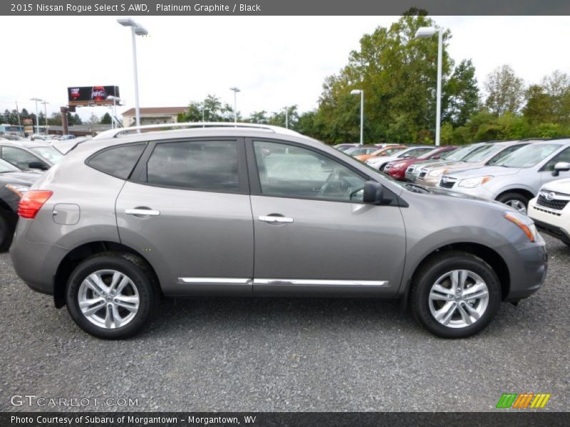 Platinum Graphite / Black 2015 Nissan Rogue Select S AWD