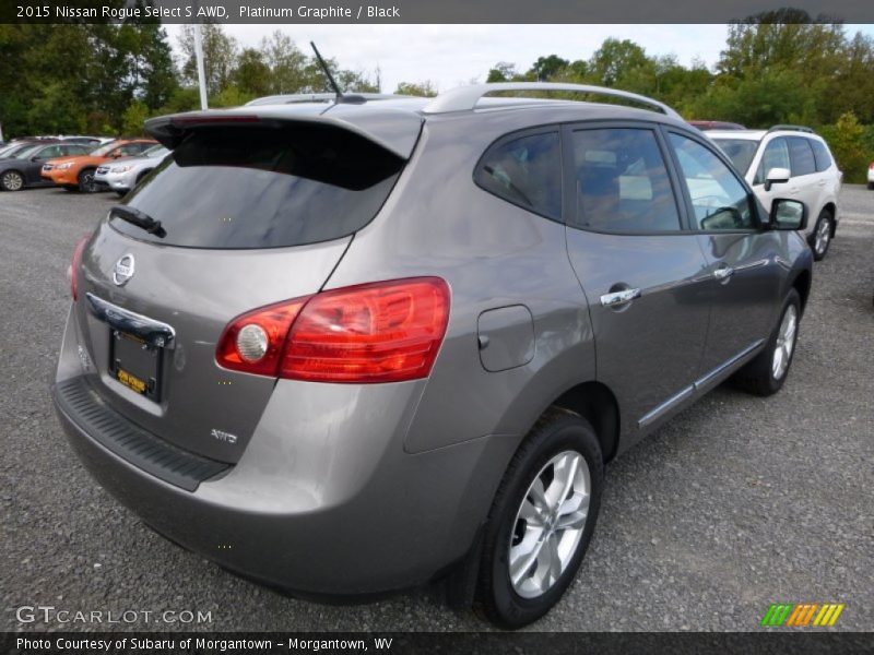 Platinum Graphite / Black 2015 Nissan Rogue Select S AWD